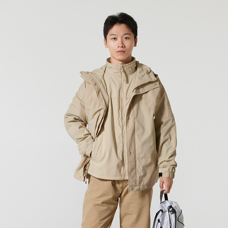 添柏岚官方外套男装25秋冬款户外徒步登山防风保暖软壳三合一夹克,户外/登山/野营/旅行用品,户外休闲衣,淘宝优惠券,粉丝福利购,淘宝优惠卷