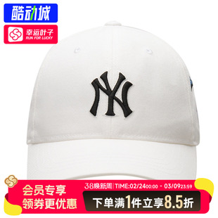 MLB儿童帽子冬季新款运动帽皱眉熊系列鸭舌帽遮阳棒球帽7ACPC034N