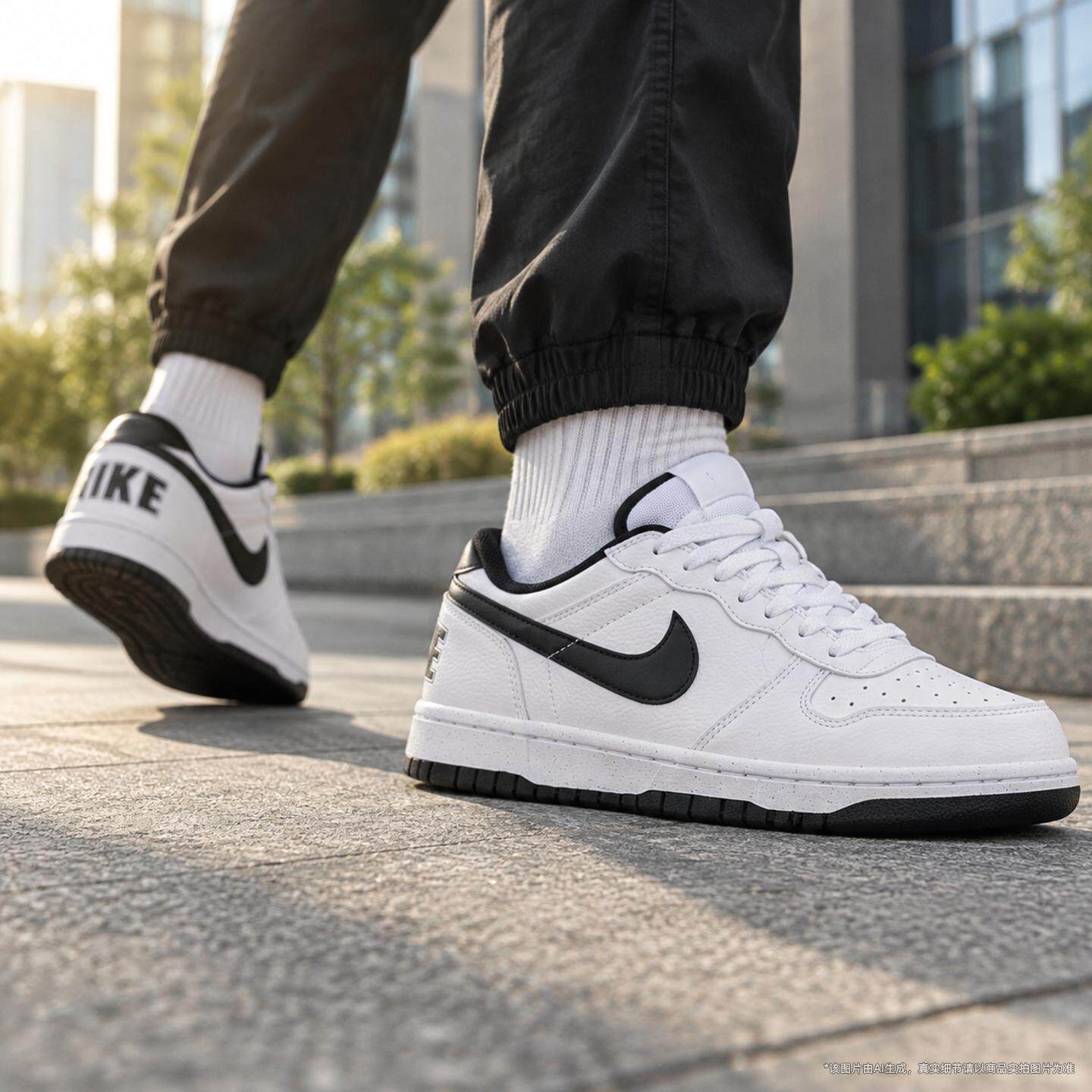 幸运叶子|耐克休闲鞋男鞋BIG NIKE LOW新款运动鞋复古低帮板鞋