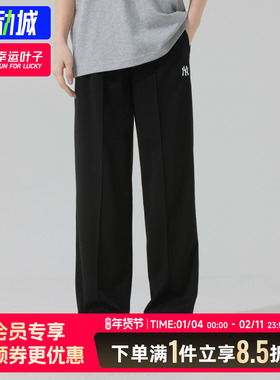 MLB女裤运动长裤25春季新款透气潮流休闲宽松运动直筒裤3FPTB1153