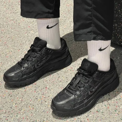 耐克男鞋2025新款冬季运动鞋P-6000复古健身训练缓震休闲鞋IM6332