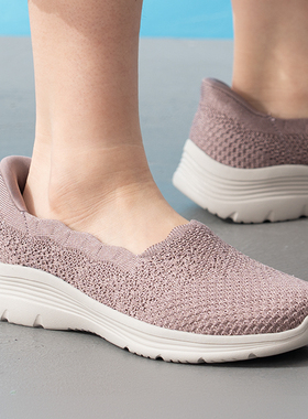 斯凯奇女鞋2026新款春夏运动鞋ARYA玛丽珍鞋一脚穿浅口透气休闲鞋