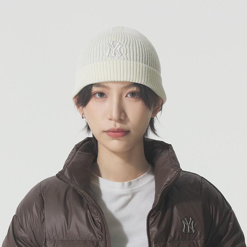 幸运叶子|MLB儿童帽子 2026新款保暖绒线帽男童女童时尚休闲运动图片