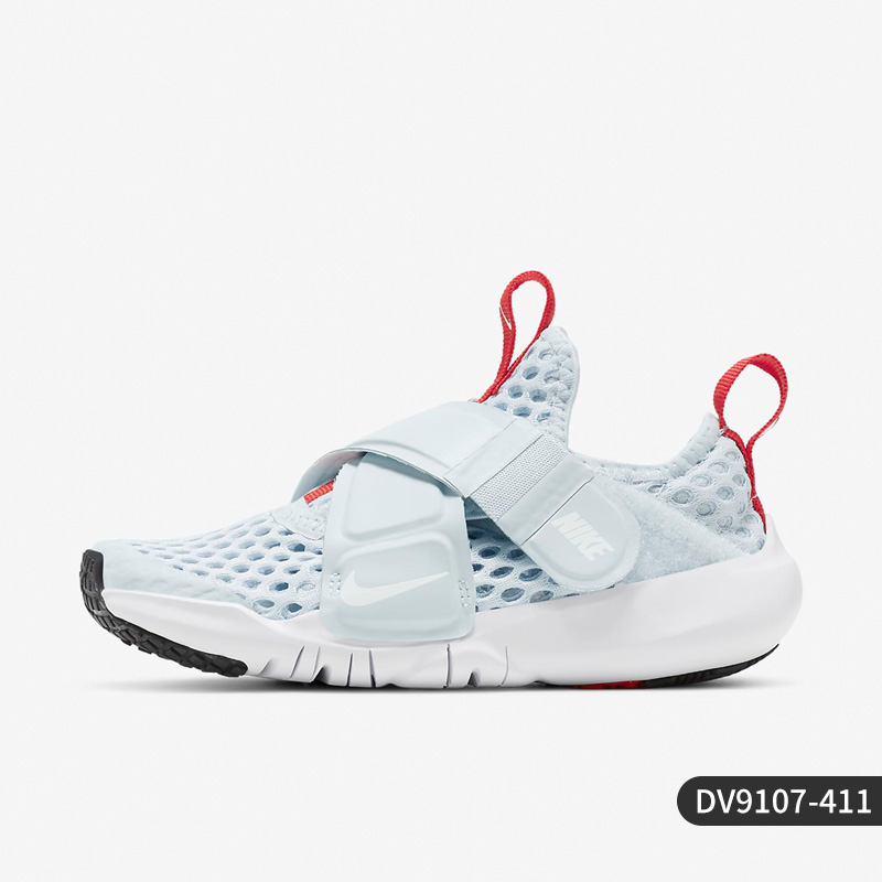 Nike耐克小童网面运动鞋男童女童轻便透气魔术贴休闲健步鞋DV9107