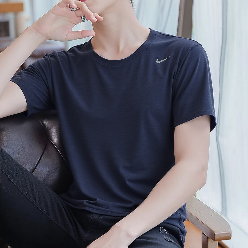 Nike耐克速干短袖T恤男2026新款男士紧身运动服透气半袖训练上衣