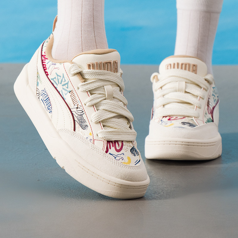 PUMA彪马男鞋女鞋情侣鞋Park Lifestyle Graffiti涂鸦板鞋休闲鞋,运动鞋new,运动休闲鞋,淘宝优惠券,粉丝福利购,淘宝优惠卷