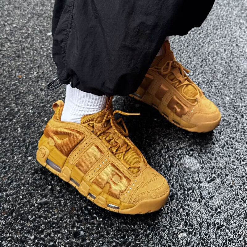 耐克男鞋2025新款皮蓬冬季运动鞋AIR MORE UPTEMPO潮流时尚休闲鞋