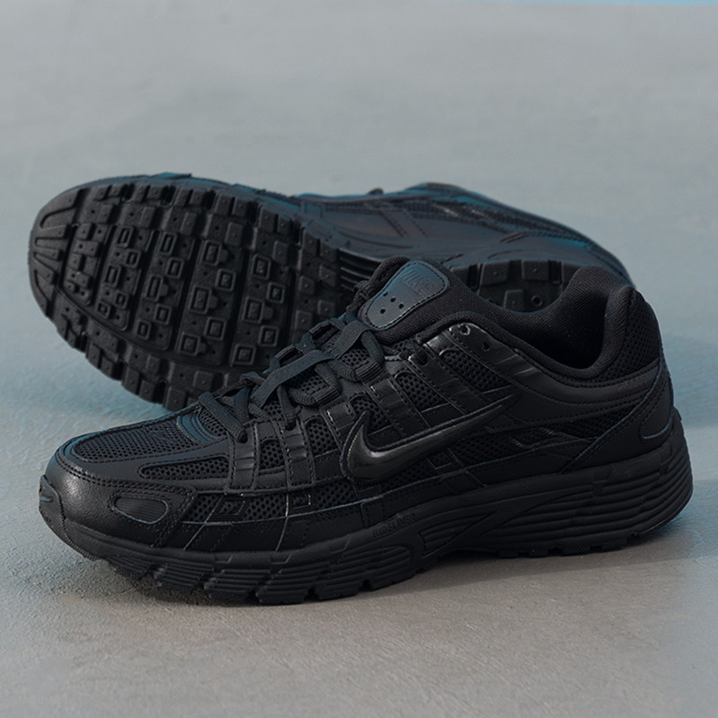 NIKE耐克男鞋P-6000黑武士新款经典复古休闲厚底减震跑步鞋CD6404