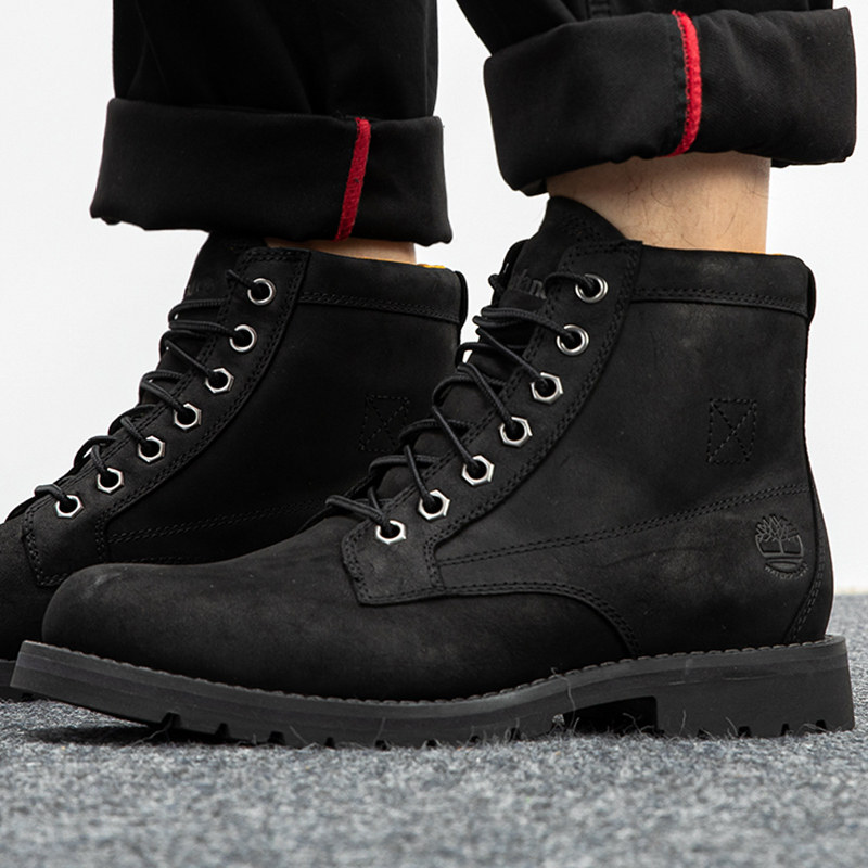Timberland添柏岚男鞋秋冬户外徒步登山旅行皮革高帮马丁靴休闲鞋