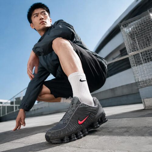 幸运叶子|耐克男鞋复古休闲鞋新款Shox TL运动鞋缓震透气跑步鞋