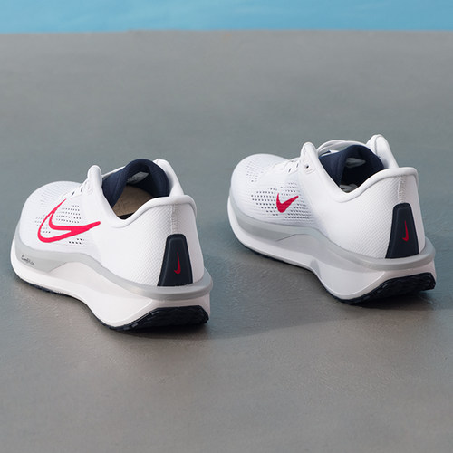 耐克男鞋官方正品NIKE QUEST 6白红跑步鞋2026新款缓震休闲运动鞋
