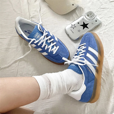 阿迪达斯三叶草正品女鞋2025新款多巴胺德训鞋T头鞋休闲板鞋