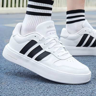 阿迪达斯官方正品男鞋2025新款运动休闲鞋小白鞋低帮板鞋IH0856