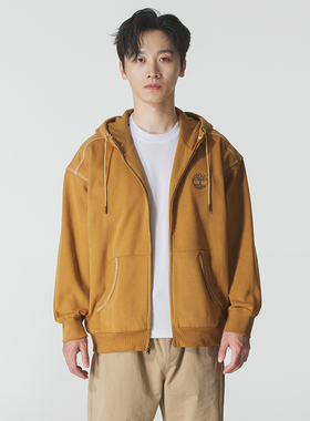 Timberland添柏岚官方男装25秋季新品户外休闲开衫针织夹克A6NC3