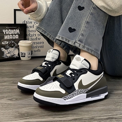 Nike耐克大童鞋女鞋官方正品2025新款AJ312低帮运动休闲鞋篮球鞋