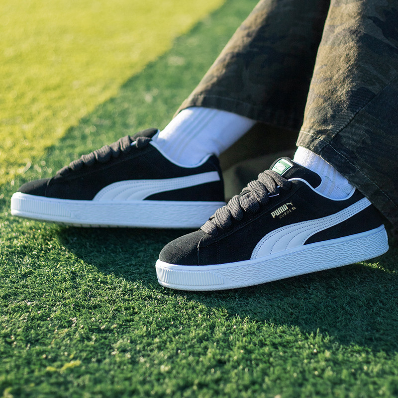 彪马男女同款情侣鞋官方正品Suede XL黑色板鞋2026春季新款休闲鞋,运动鞋new,板鞋,淘宝优惠券,粉丝福利购,淘宝优惠卷