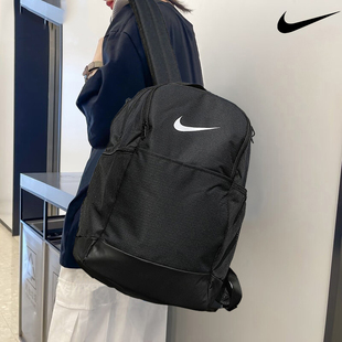 耐克Nike背包2025新款男包女包学生书包通勤上学双肩包黑色休闲包