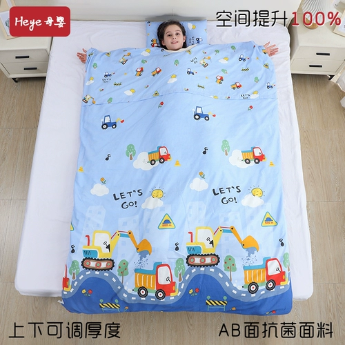 Универсальный детский спальный мешок на четыре сезона, детское одеяло для мальчиков, подходит для подростков, осенний