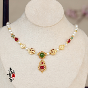 宁安如梦同款项链新中式古风珍珠葫芦璎珞国风汉服配饰旗袍高级感
