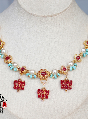 田曦薇武祯子夜归同款项链古风新中式敦煌华丽璎珞汉服国风配饰唐