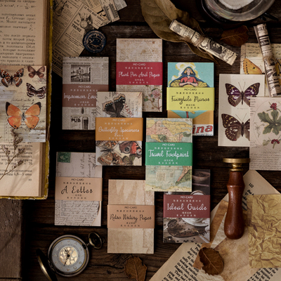 复古生活特种纸双材质英文报纸