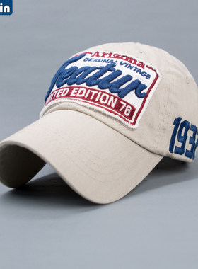 韩版春季棉质男女士休闲棒球帽薄款春天帽子个性刺绣鸭舌帽遮阳帽