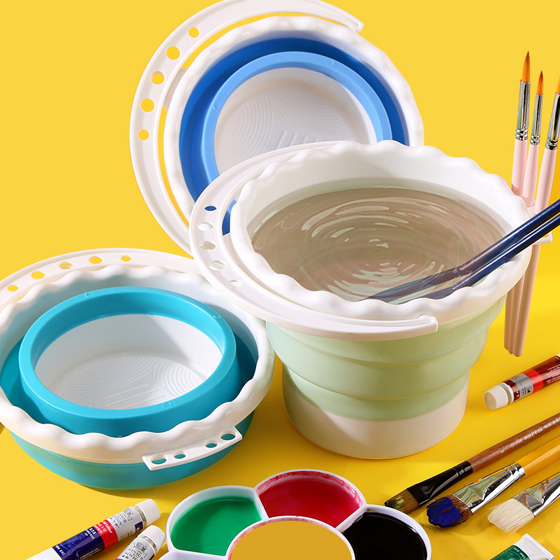 涮笔筒洗笔美术生专用绘画水桶