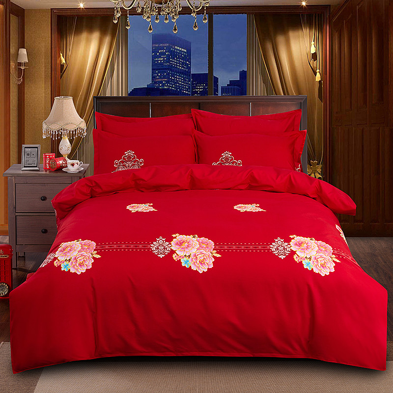 加厚棉被套单件全棉双人被罩