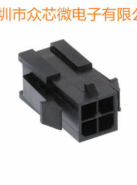 全新原装 430200400  矩形连接器 - 外壳 插头 黑色（3.00mm）