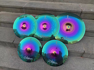 静音镲彩色七彩镜面静音镲套装单张可选家用练习镲防扰民