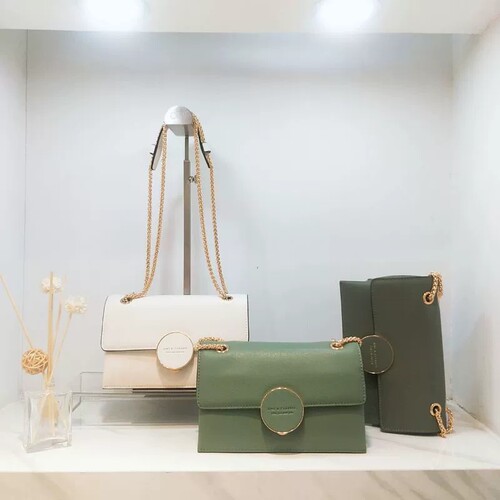 （门店款）欧米OMI包包omi欧米女包欧米全牛皮OMI单肩链条包箱包