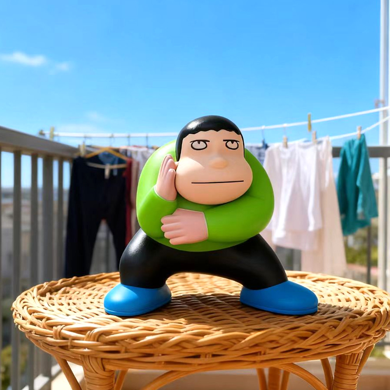 搞笑胖虎桌面摆件手办