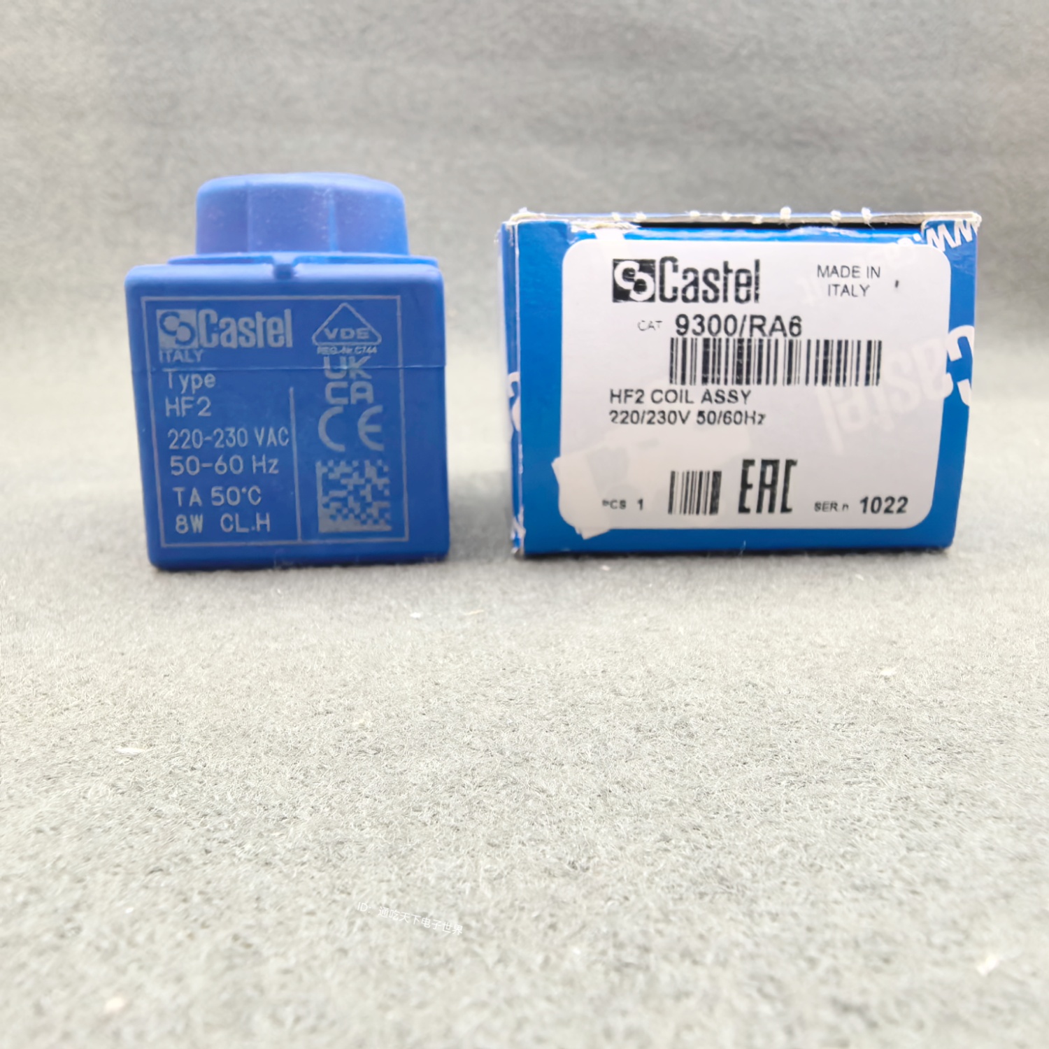 意大利Castel卡士妥电磁阀线圈HF2 9300RA6 9100RA6HM2 220V-230V