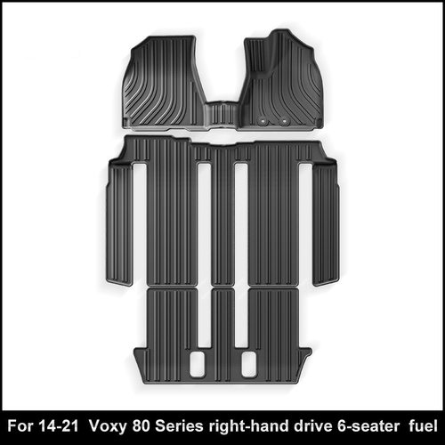 适用于14-21款toyota voxy 80系汽车脚垫环保tpe后备箱垫跨境