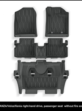 适用于23款avanza丰田veloz大发xenia右舵汽车脚垫全tpe脚垫