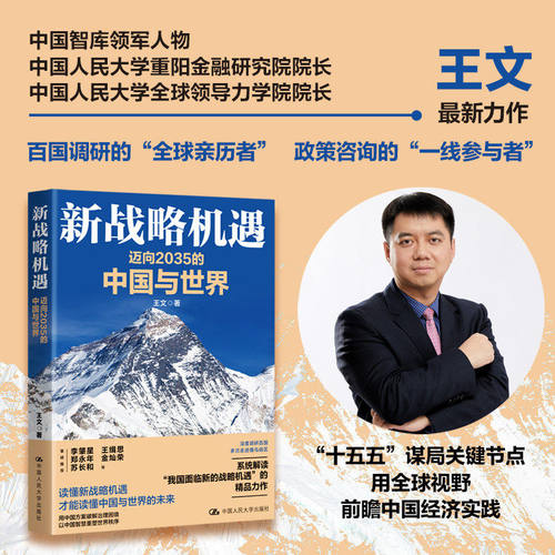 新战略机遇：迈向2035的中国与世界 王文著“十五五”谋局关键节点 用全球视野前瞻中国经济实践理论书籍