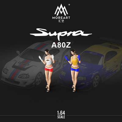 TM车模1:64丰田速霸A80Z马天尼 Spoon 飞劲合金车模收藏摆件