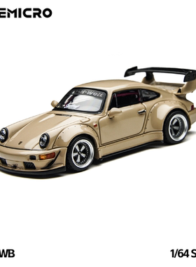 TM×PSC1:64 RWB964 豆哥同款 米色 苏州GT Show展会版 合金车模