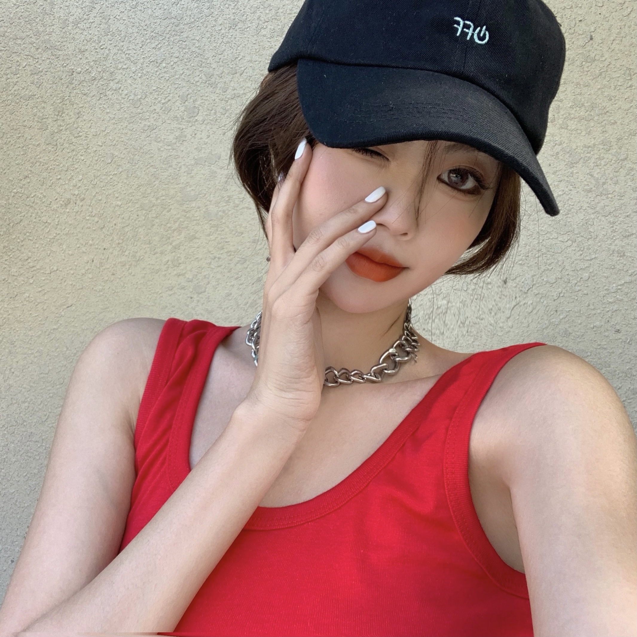 Korean four seasons casual baseball cap cap cap