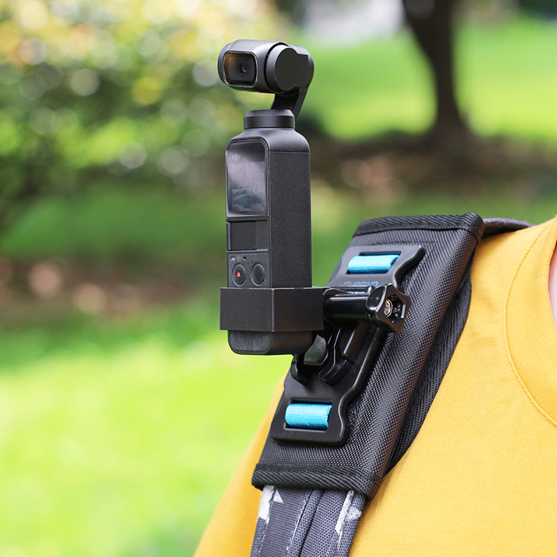 适用dji灵眸osmo pocket2背包夹大疆口袋云台相机拓展配件固定夹