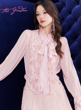 【限时直降】EVA OUXIU/伊华欧秀雪纺衬衫530AC0013