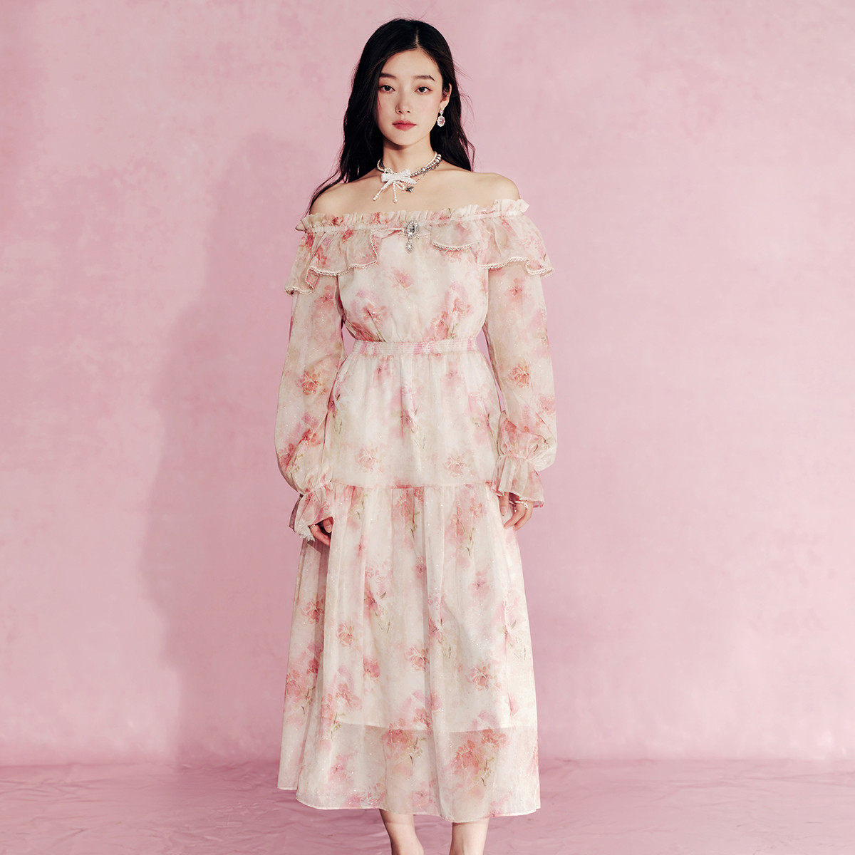 【限时直降】伊华欧秀度假连衣裙43KAQ4870