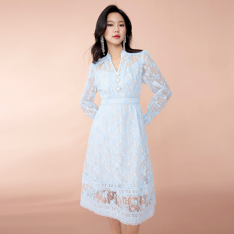 【限时直降】伊华欧秀连衣裙43KAQ5174