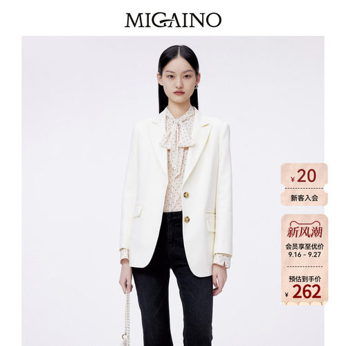 Migaino/曼娅奴西装外套