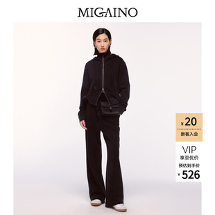 Migaino曼娅奴女装冬季新款运动休闲百搭时尚套装MO42MC003