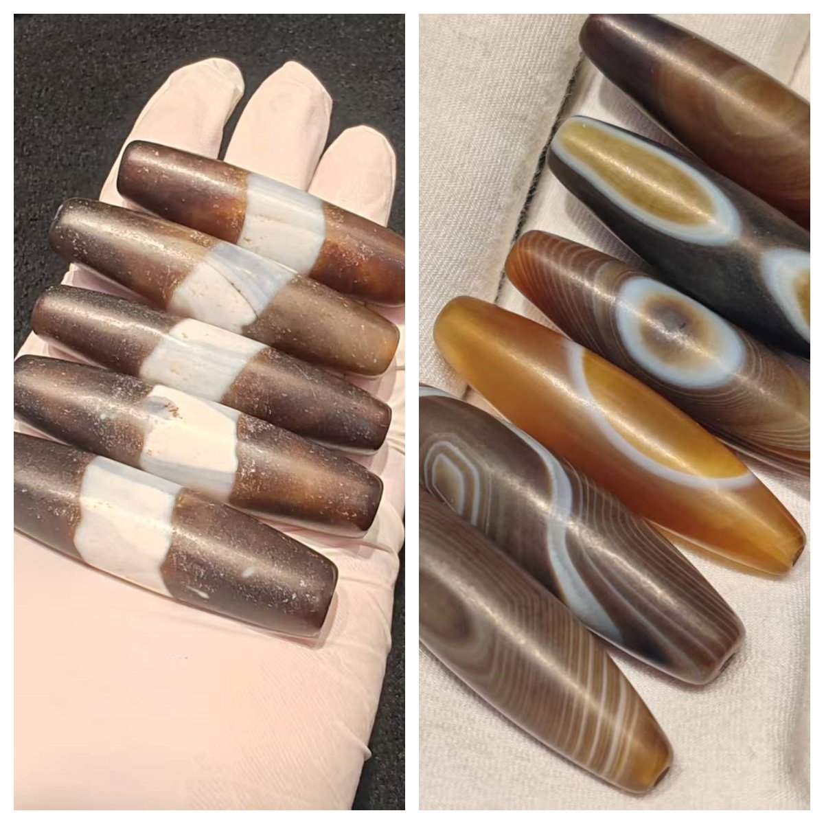 玛瑙天珠缠丝玛瑙dzi线珠