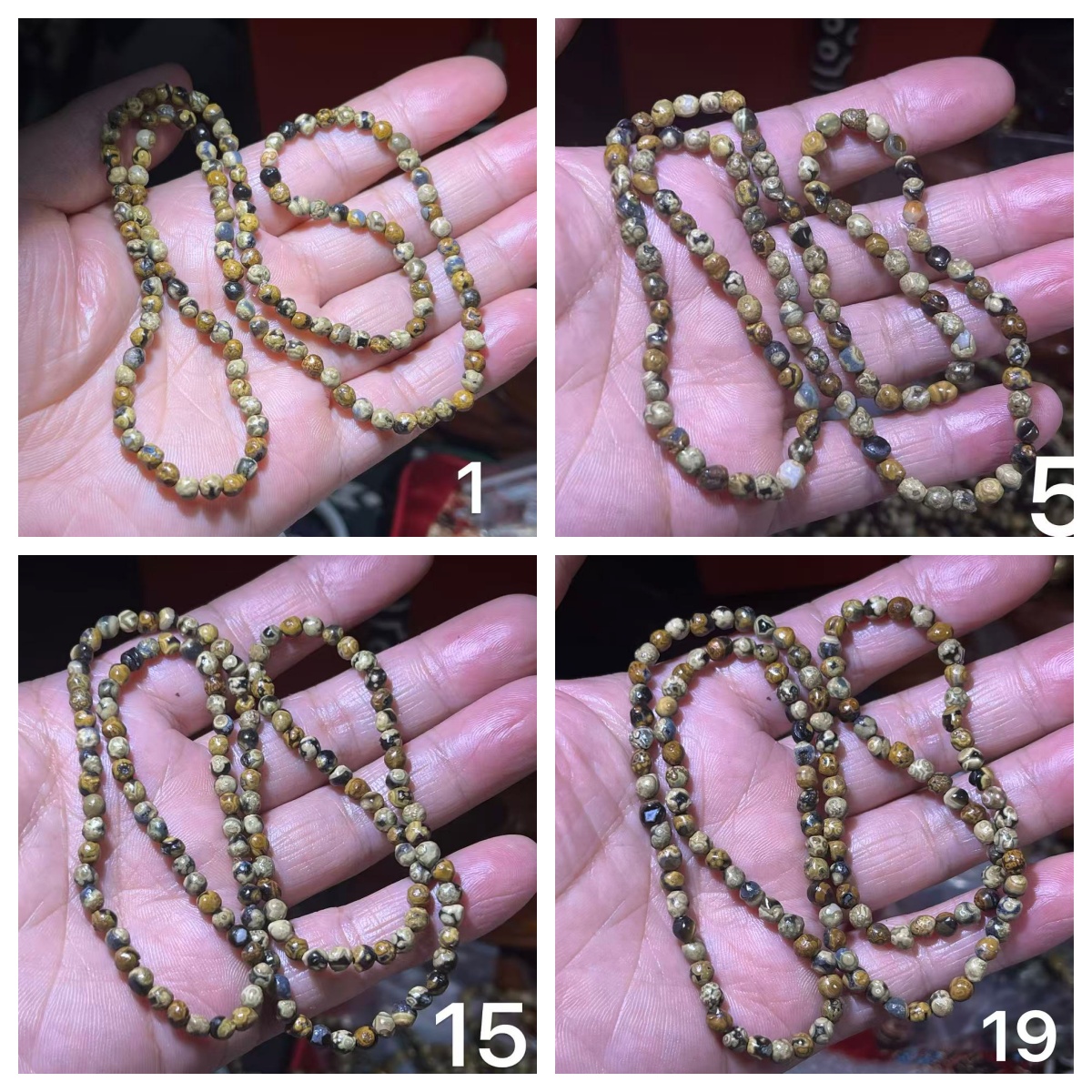 天原戈壁石奇石玛瑙石阿拉善石项链单颗尺寸约5*5mm民族风男女款