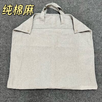 现货亚麻灰色西服袋西装防尘罩