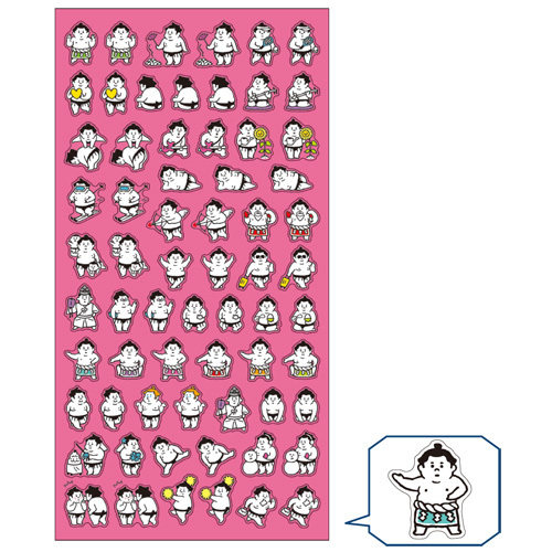 日本Mindwave相扑小人贴纸贴画