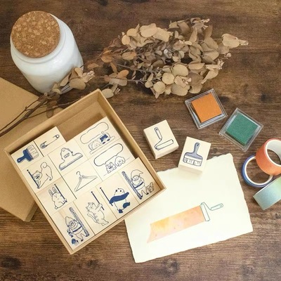 日本Beverly木质印章工具旗帜